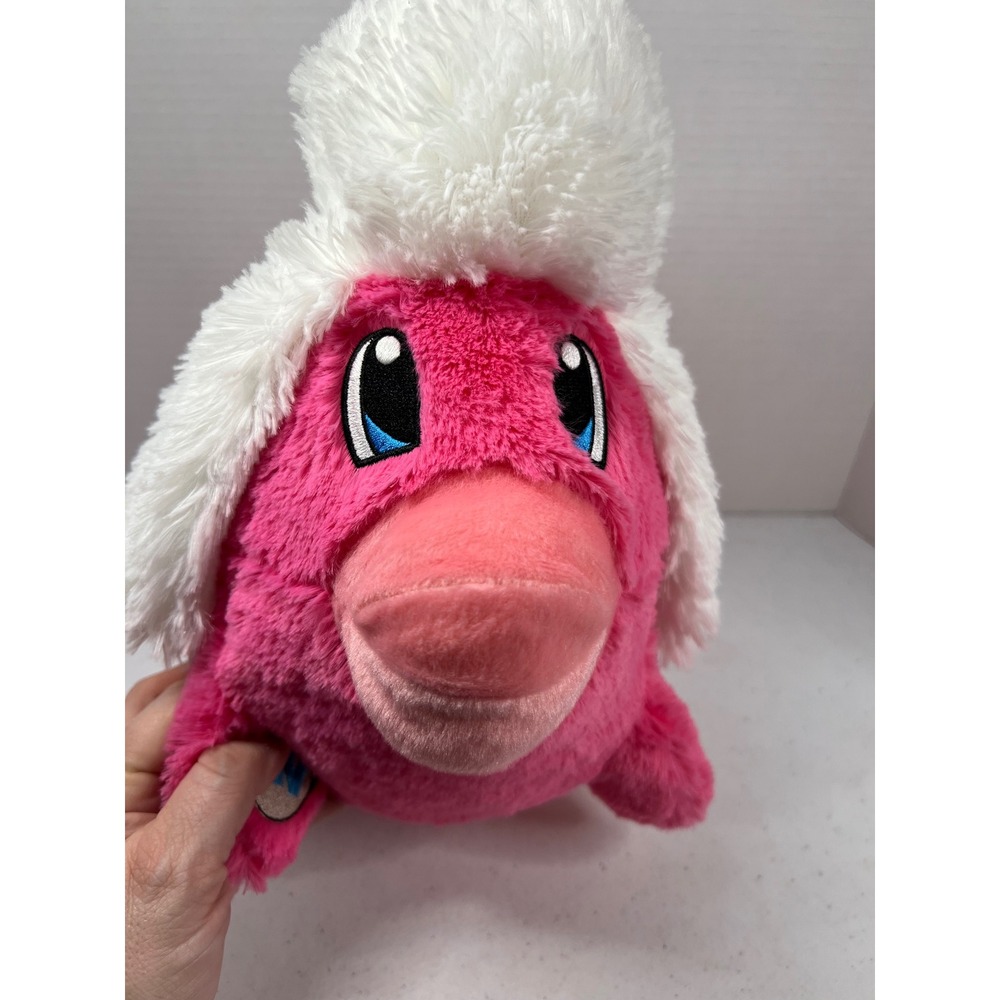 Nuttipetz Poodlefish Pink White Plush Stuffed Animal Toy NP 111 2023
